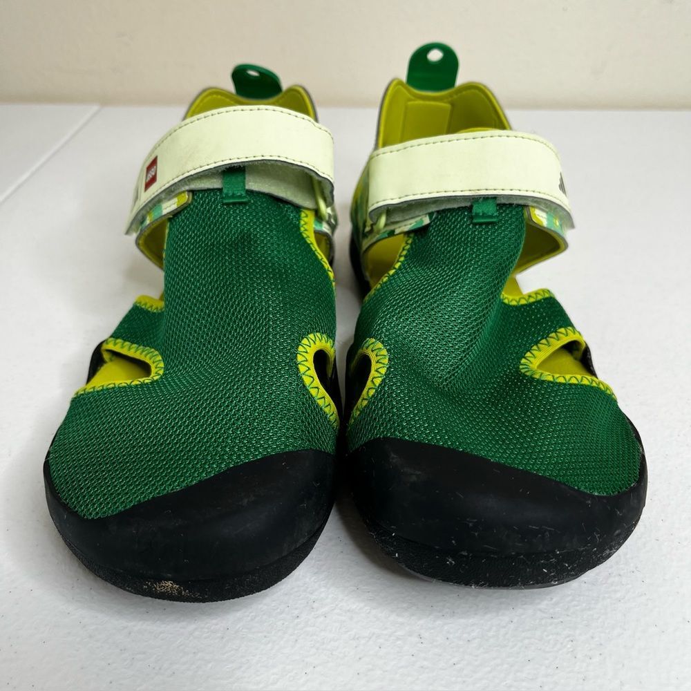 Adidas X Lego Terrex Captain Toey Core Green Glow Sandals Kids 6 Hiking Water - Picture 7 of 14